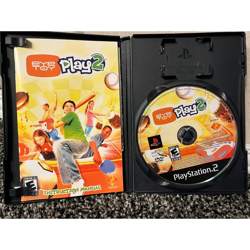 EyeToy Play 2 for PS2 with Camera & 12 Games Interactive Fun - Picture 3 of 3
